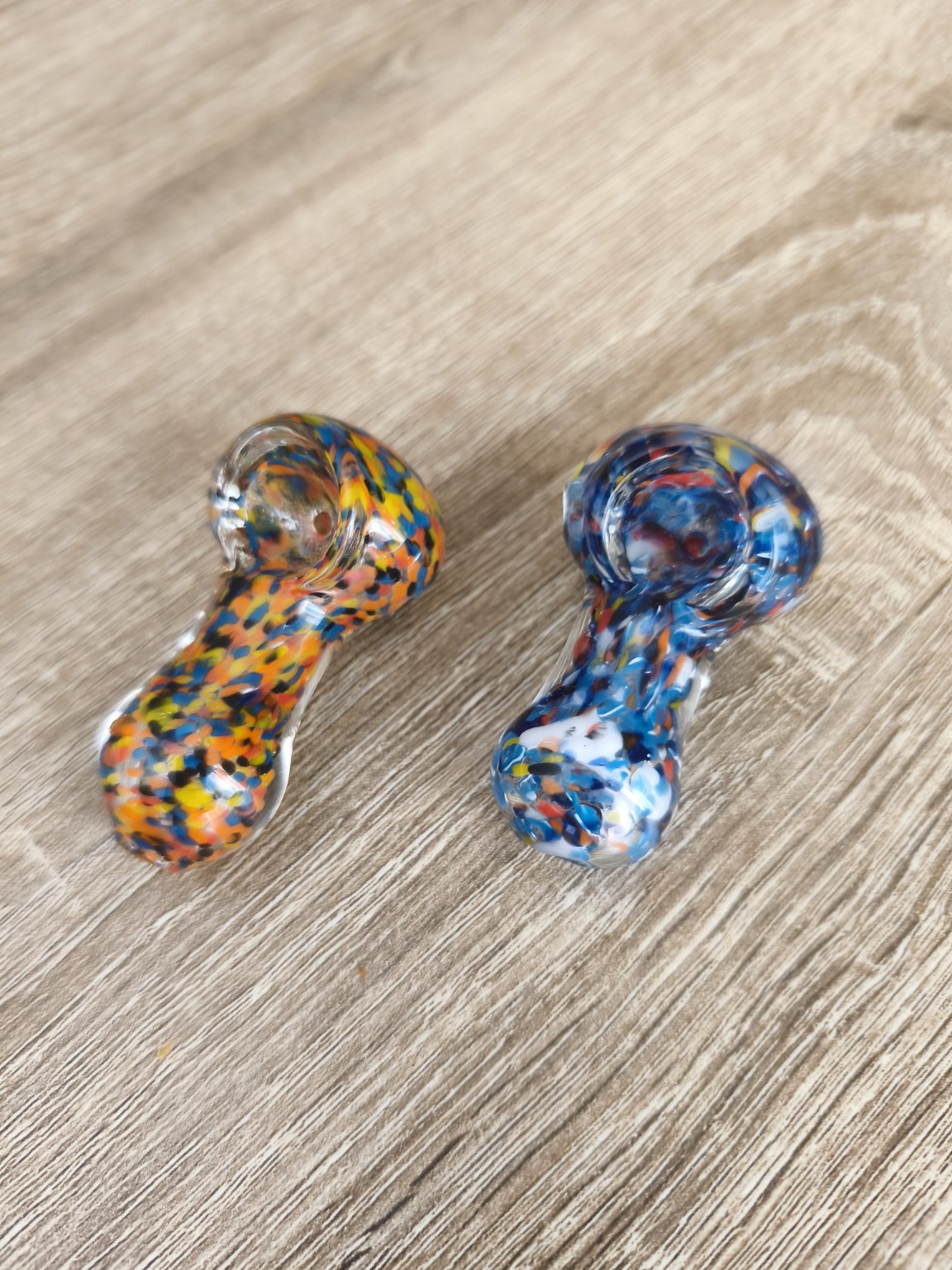 Pipa de vidrio artesanal